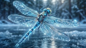 Crystal Ice Dragonfly