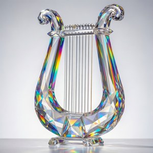 Crystal Lyre Refraction
