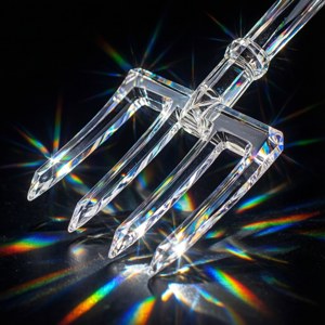 Crystal Pitchfork Prism