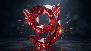 Crystal Red Nine