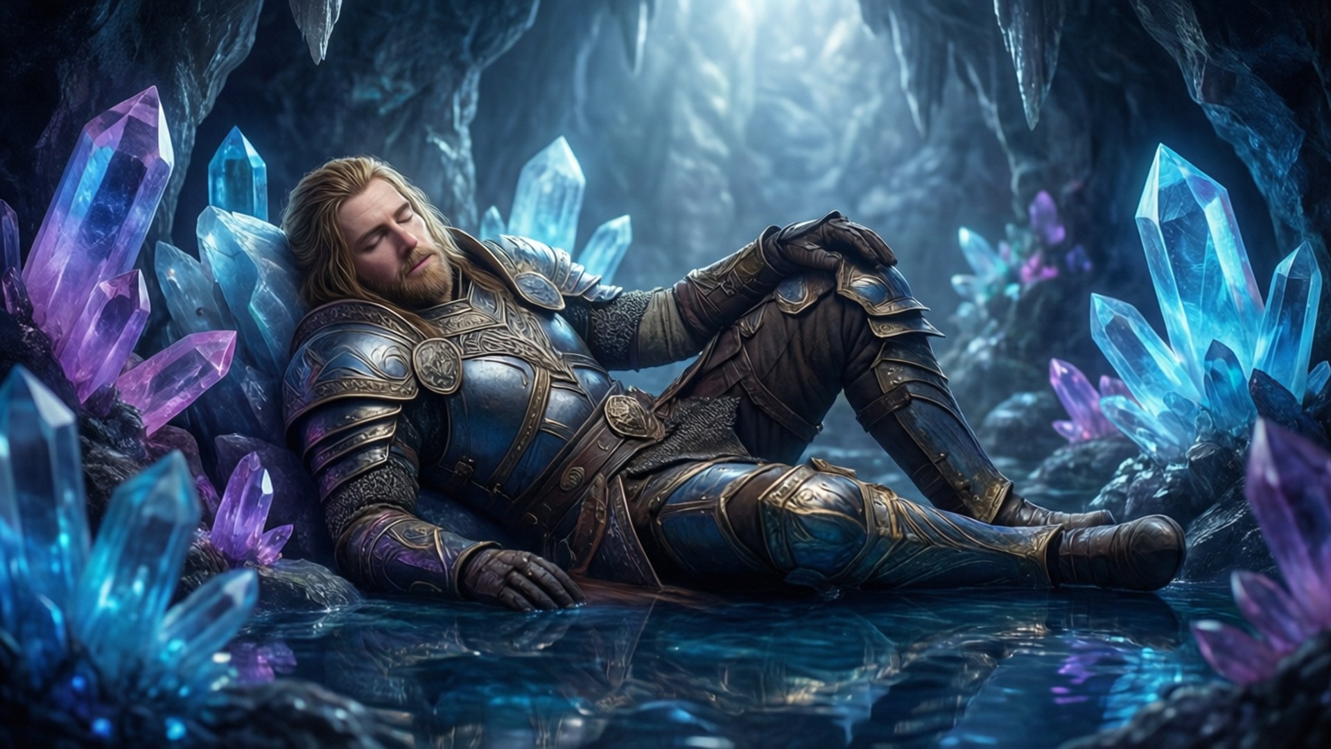 Crystal Slumber by Wallpapers.art Studio