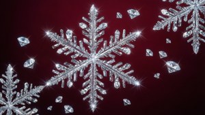 Crystal Snowflakes on Ruby