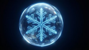 Crystal Sphere Snowflake
