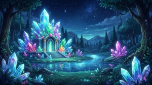 Crystal Temple Night
