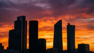 Cuatro Torres Sunset Silhouette