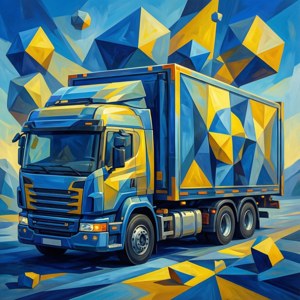Cubist Cargo Abstract