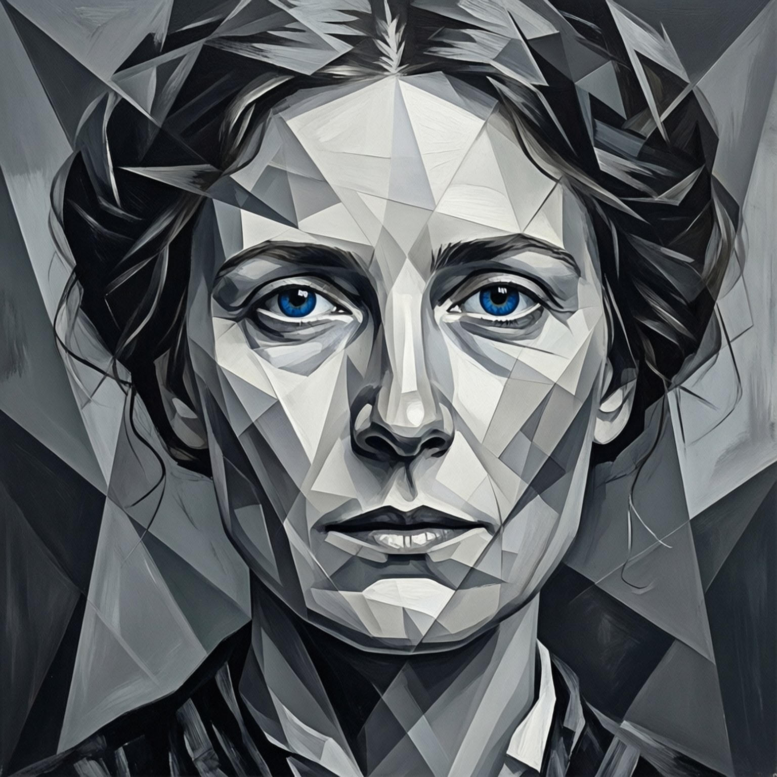 Cubist Woolf by Wallpapers.art Studio