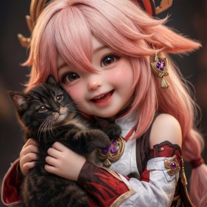 Cuddle with Guoba
