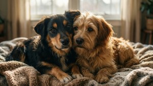 Cuddling Canines