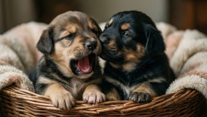 Cuddling Puppies