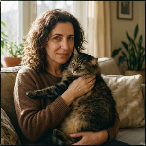 Cuddly Cat Lover
