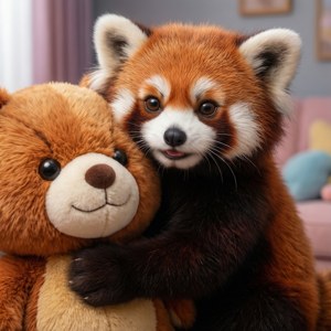 Cuddly Red Panda