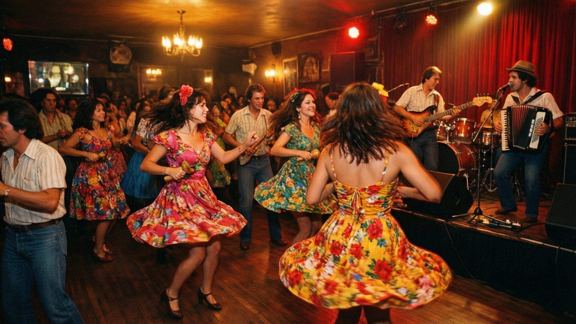 Cumbia Night Fever by Wallpapers.art Studio