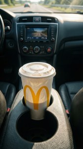 Cup in Car Holder