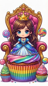 Cupcake Throne Princess