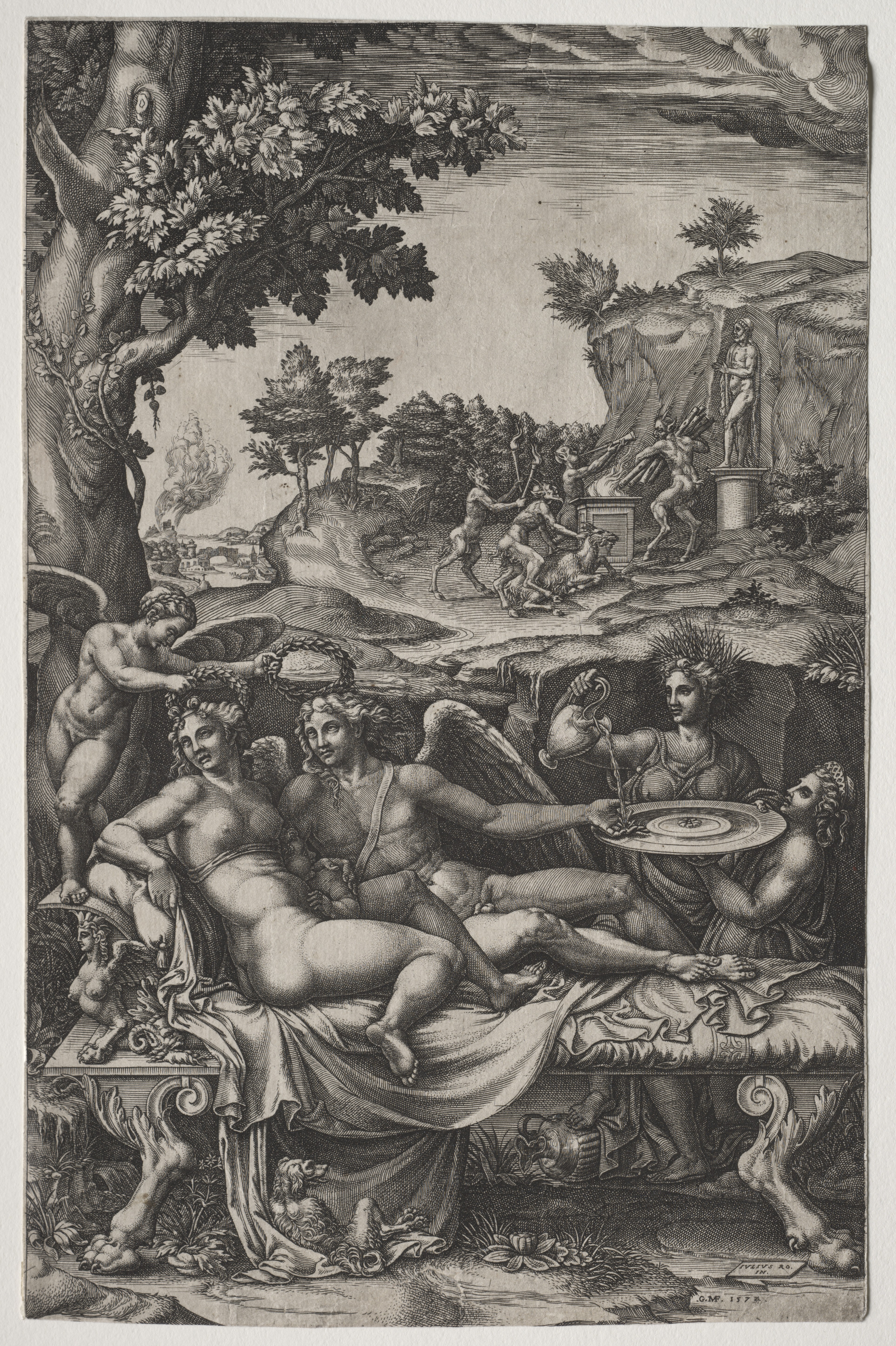 Cupid and Psyche by Giulio Romano