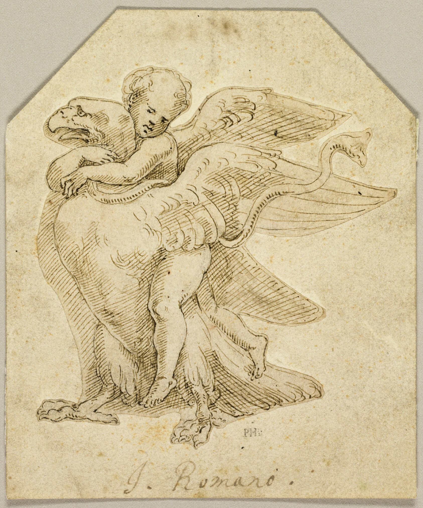 Cupid Astride an Eagle by Giulio Romano