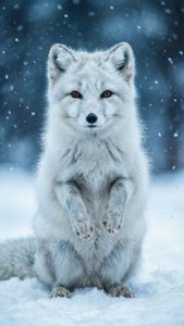 Curious Arctic Fox