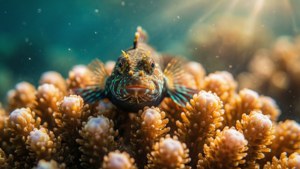 Curious Coral Blenny