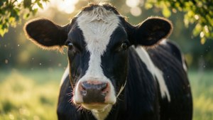 Curious Holstein Close-Up
