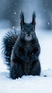 Curious in the Snow