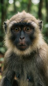 Curious Langur