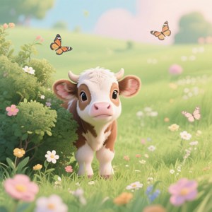 Curious Ox Calf