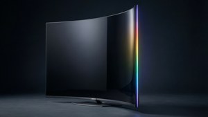 Curved Elegance Samsung TV