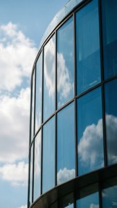 Curved Glass Reflection