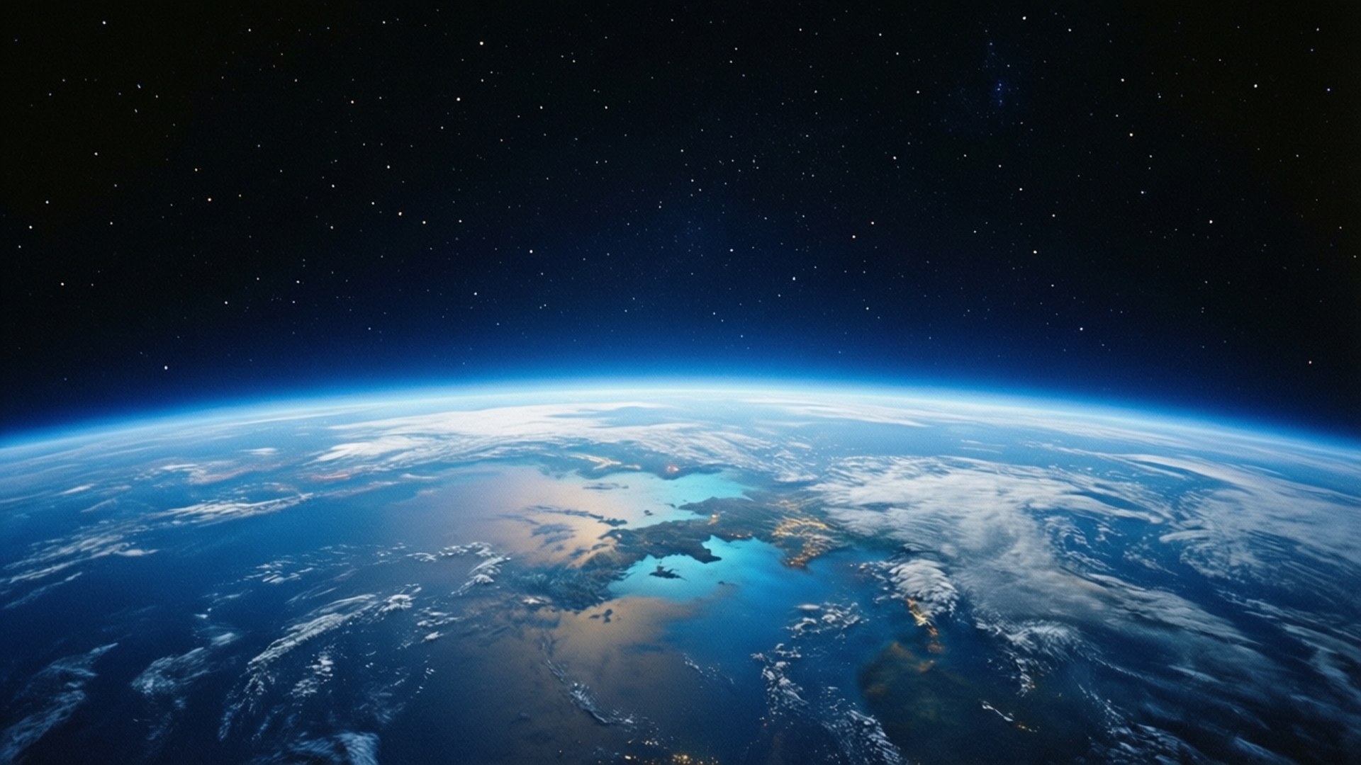 Curved Horizon by Wallpapers.art Studio
