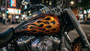 Custom Motorcycle Gas Tank