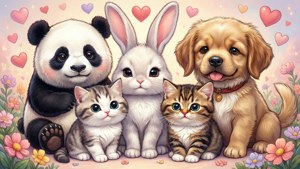 Cute Animal Friends