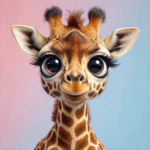 Cute Baby Giraffe