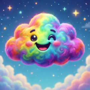 Cute Cartoon Cloud
