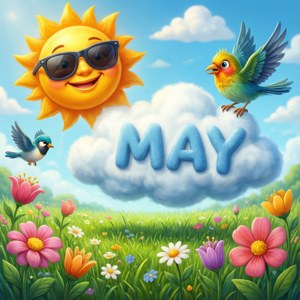 Cute Cartoon May