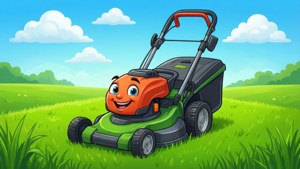 Cute Cartoon Mower
