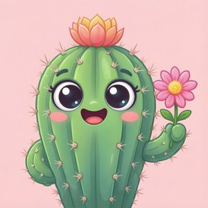 Cute Cartoon Nopal