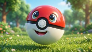 Cute Character Pokeball