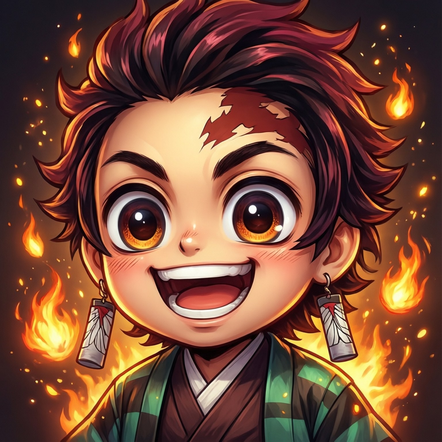 Cute Chibi Rengoku by Wallpapers.art Studio