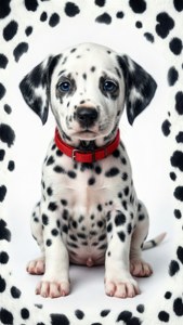Cute Dalmatian Puppy