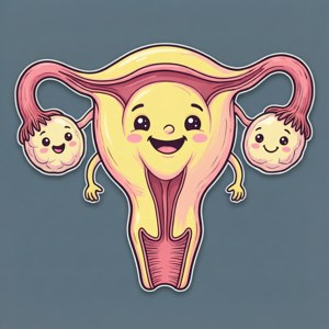 Cute Doodle Uterus