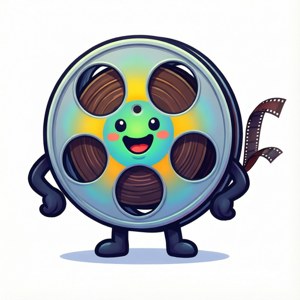 Cute Film Roll Mascot