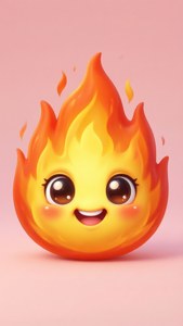 Cute Kawaii Flame