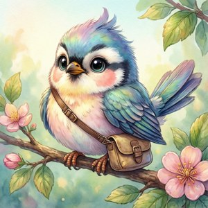 Cute Messenger Bird