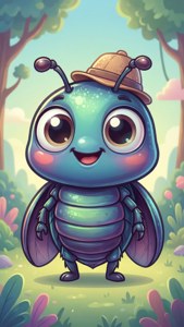 Cute Weevil with Hat