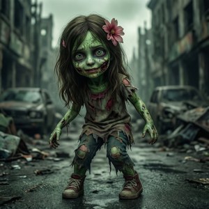 Cute Zombie Girl