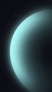 Cyan Curve on Charcoal