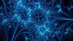 Cyan Fractal Blue Dream