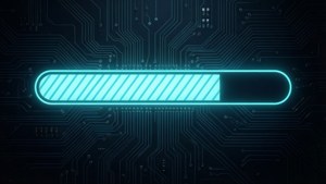 Cyan Neon Progress
