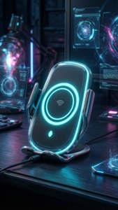 Cyan Wireless Charge
